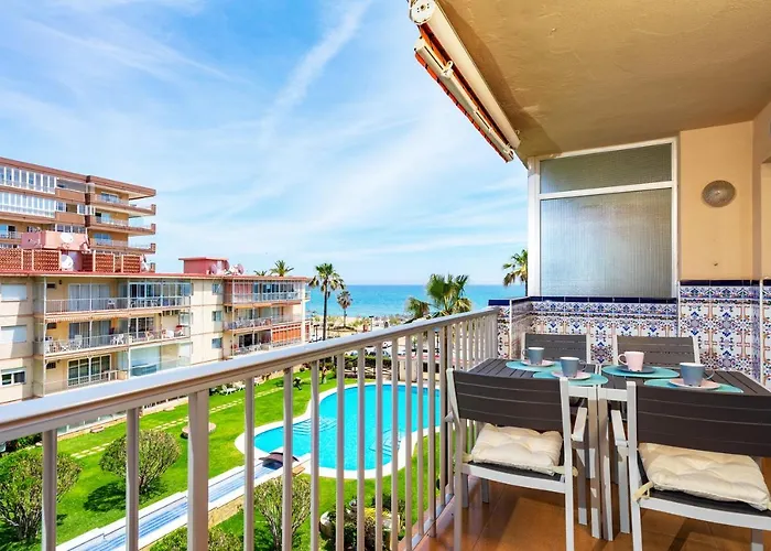 Beachfront Seaview Apartment In Los Boliches By Costarentals - Ref 141